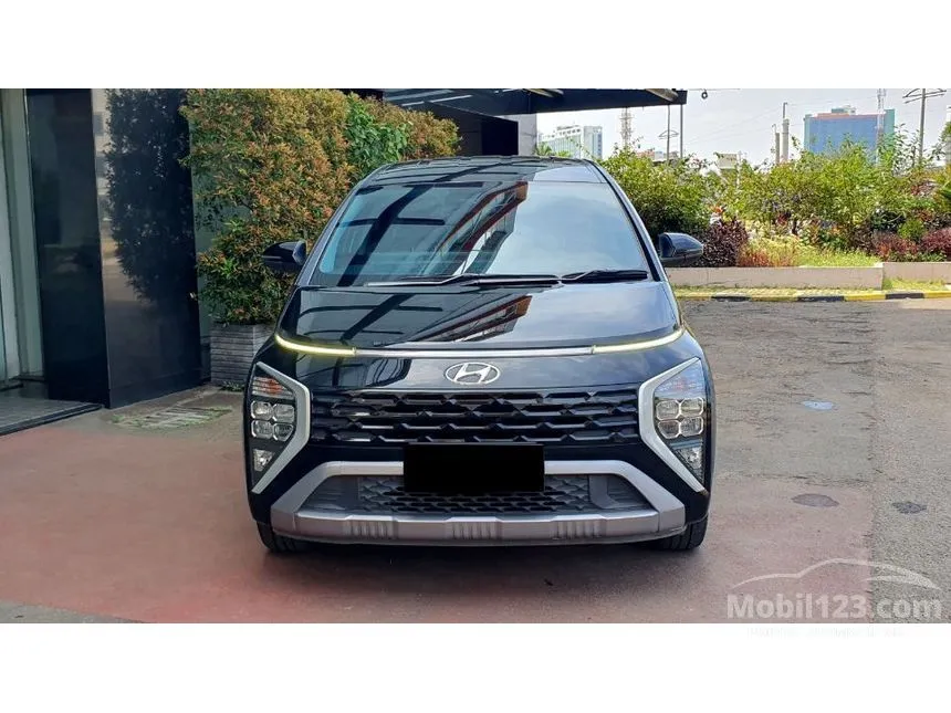 Jual Mobil Hyundai Stargazer 2023 Style 1.5 di DKI Jakarta Automatic MPV Hitam Rp 189.000.000