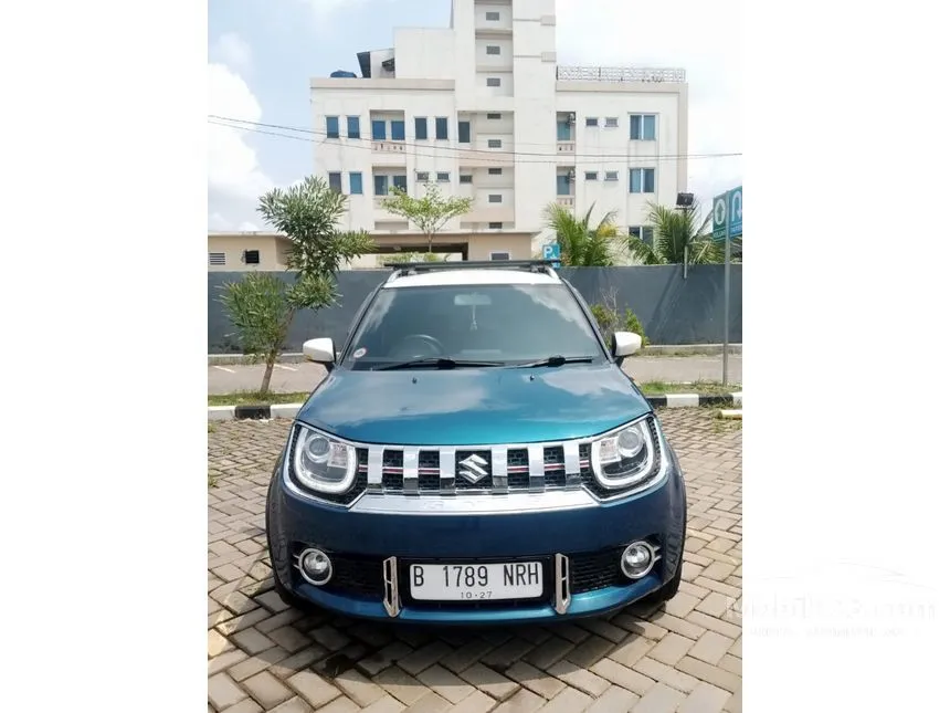 Jual Mobil Suzuki Ignis 2017 GX 1.2 di Jawa Barat Automatic SUV Biru Rp 128.000.000