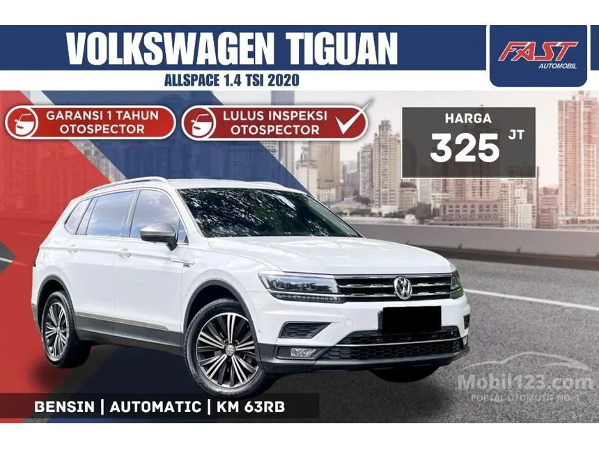Jual Mobil Volkswagen Tiguan 2020 TSI Allspace 1.4 di DKI Jakarta Automatic SUV Putih Rp 325.000.000