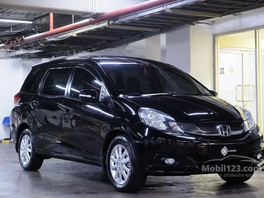 Jual Mobil Honda Mobilio 2015 E Prestige 1.5 di DKI Jakarta Automatic MPV Hitam Rp 120.000.000