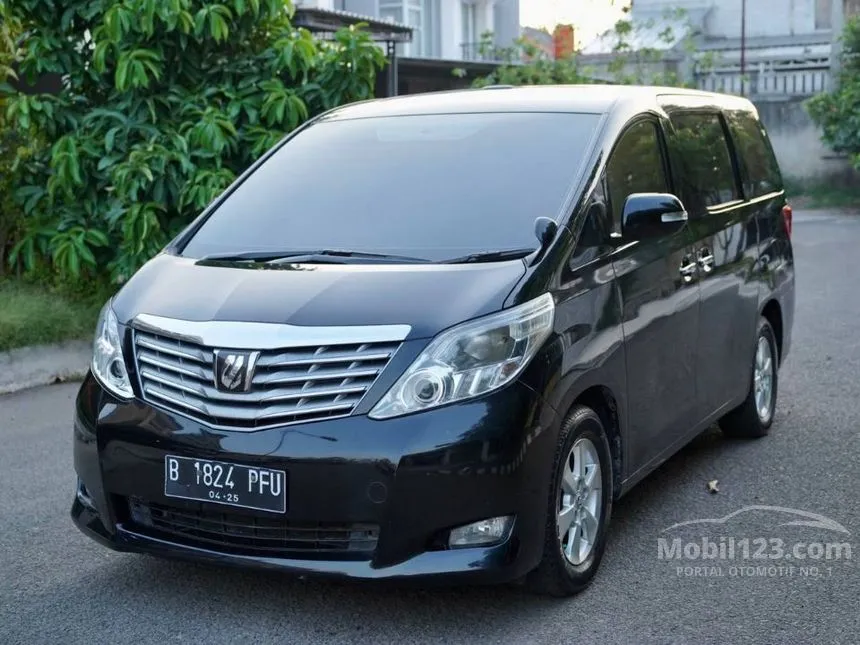 Jual Mobil Toyota Alphard 2009 X 2.4 di DKI Jakarta Automatic MPV Hitam Rp 180.000.000