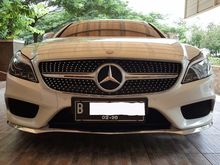 Mercedes Benz CLS 400 AMG Dynamic Facelift Diamond White NIK 2014 FEB 2015 KM 6.000 Asli Original Tangan Pertama Pemilik Pribadi