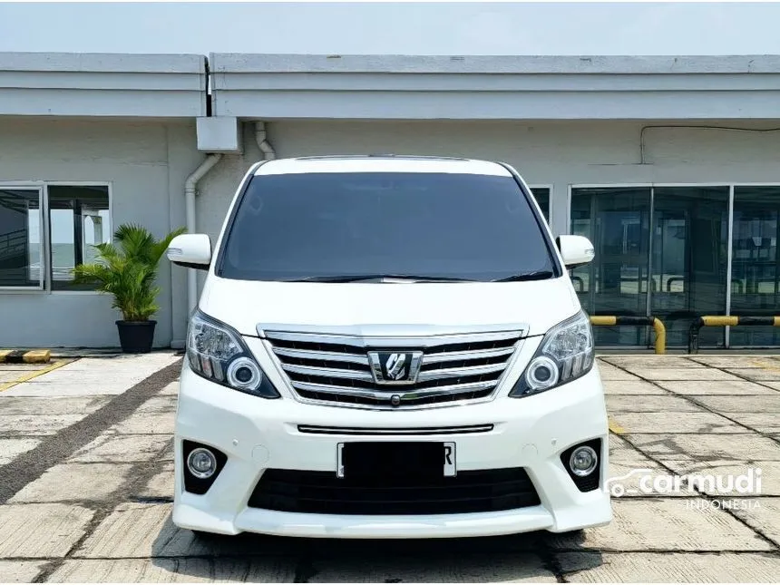 Jual Mobil Toyota Alphard 2013 SC 2.4 di DKI Jakarta Automatic MPV Putih Rp 298.000.000