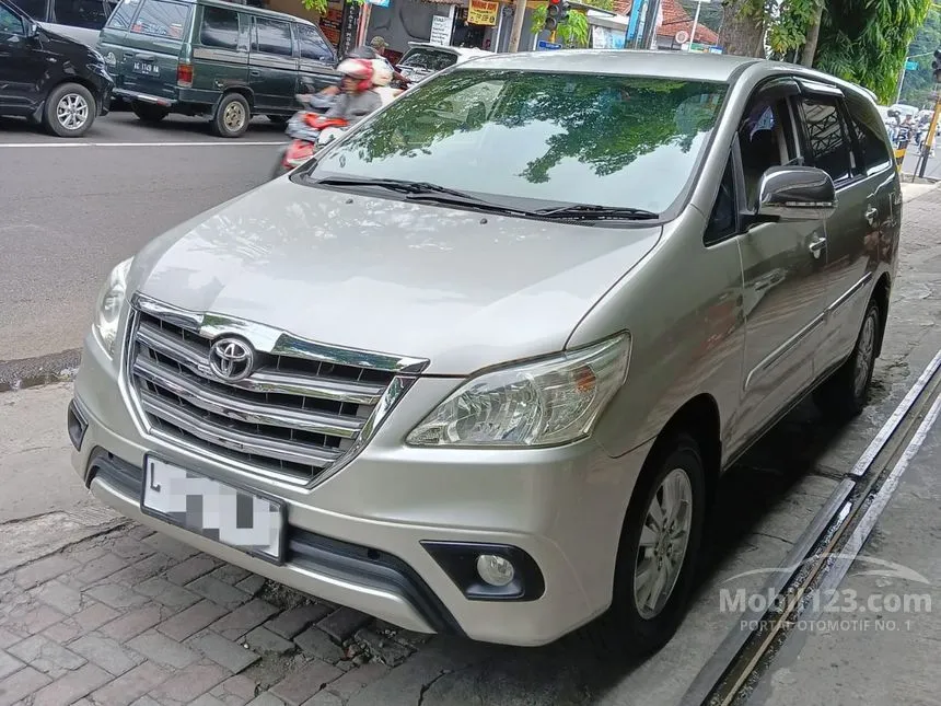 Jual Mobil Toyota Kijang Innova 2014 G 2.5 di Jawa Timur Manual MPV Silver Rp 238.000.000