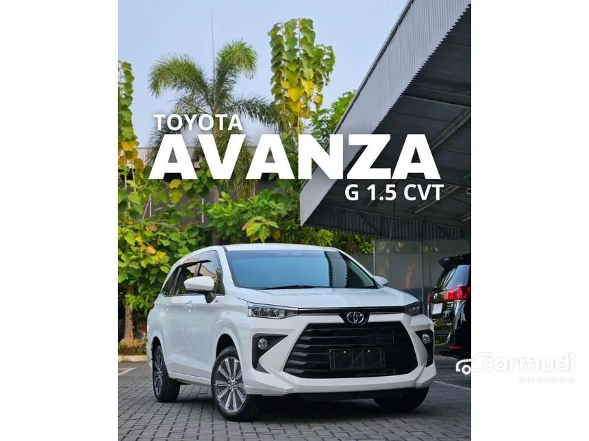 Jual Mobil Toyota Avanza 2024 G 1.5 di Jawa Barat Automatic MPV Putih Rp 276.700.000