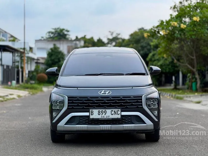 Jual Mobil Hyundai Stargazer 2022 Prime 1.5 di Banten Automatic MPV Abu