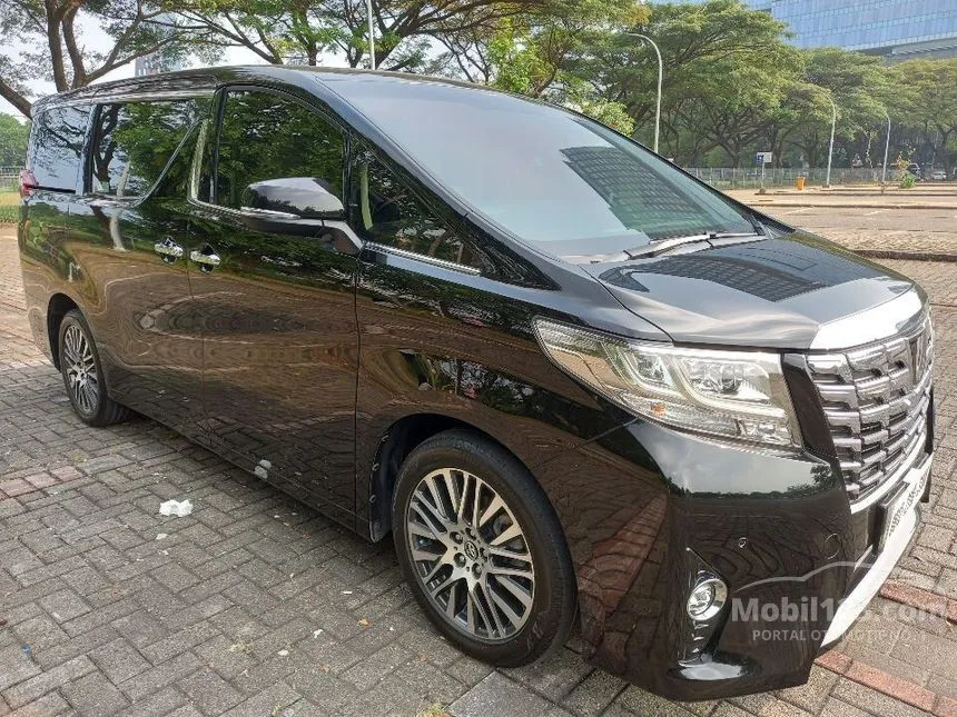 Jual Mobil Toyota Alphard 2017 G 2.5 di Banten Automatic Van Wagon Hitam Rp 699.000.000