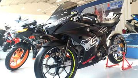 Suzuki Tampilkan Motor Modifikasi di Jakarta Fair 2017