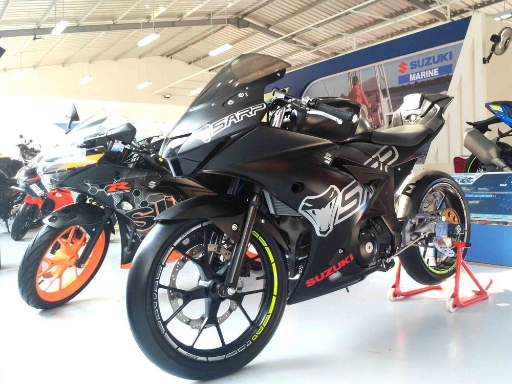 Suzuki Tampilkan Motor Modifikasi di Jakarta Fair 2017