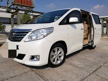 2013 Toyota Alphard 2.4 G atpm best con, km 25 rban, pajak 1 tahun panjang