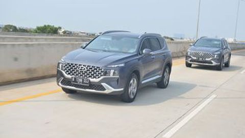 Jurus Hyundai Santa Fe Facelift Menyaingi Fortuner, Pajero Sport, CR-V