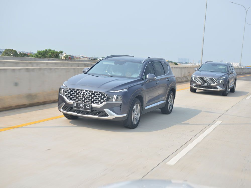 Jurus Hyundai Santa Fe Facelift Menyaingi Fortuner, Pajero Sport, CR-V