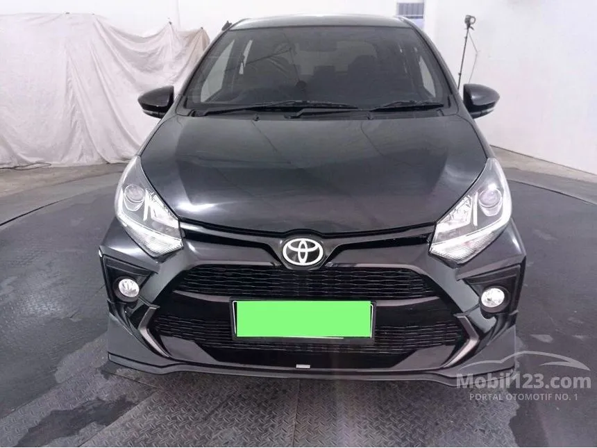 Jual Mobil Toyota Agya 2021 GR Sport 1.2 di Jawa Barat Automatic Hatchback Hitam Rp 136.000.000
