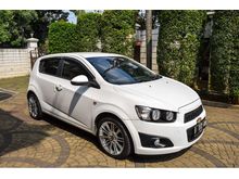 Chevrolet Aveo LT Automatic Warna Putih Tahun 2013 Good Condition