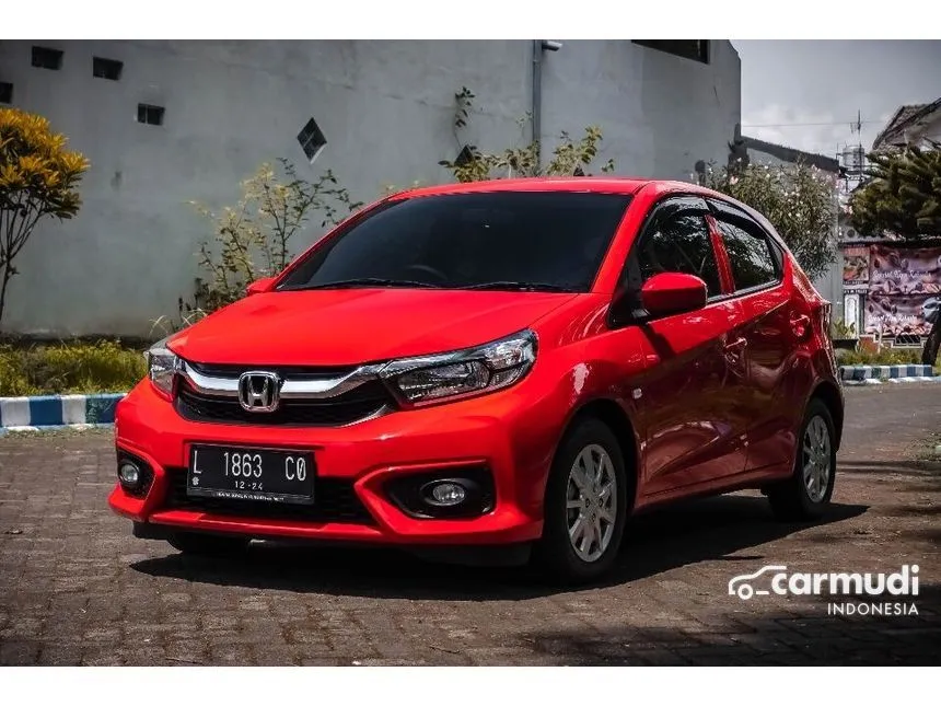 Jual Mobil Honda Brio 2019 Satya E 1.2 di Jawa Timur Manual Hatchback Merah Rp 147.500.000