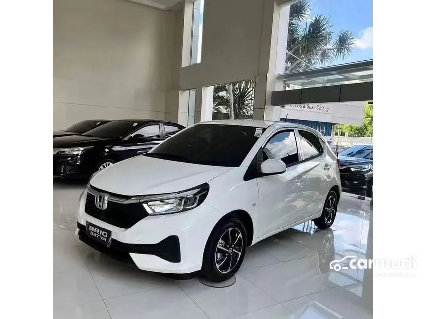 Jual Mobil Honda Brio 2024 E Satya 1.2 di Jawa Timur Automatic Hatchback Putih Rp 189.800.000