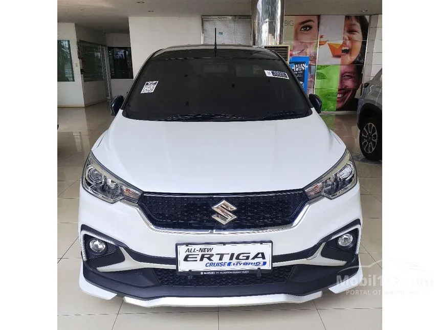 Jual Mobil Suzuki Ertiga 2025 Hybrid Cruise (2 Tone) 1.5 di DKI Jakarta Automatic MPV Putih Rp 217.700.000