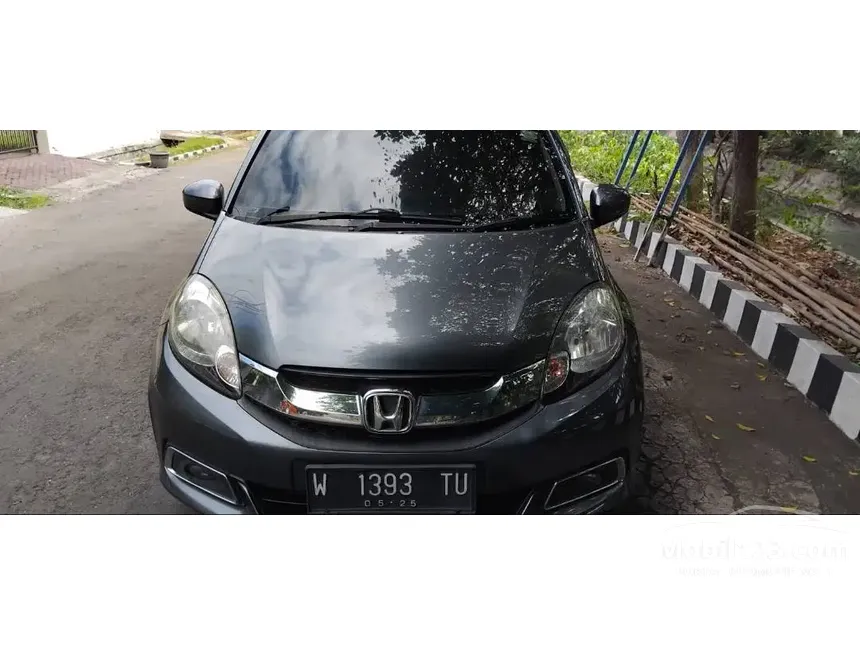 Jual Mobil Honda Mobilio 2015 S 1.5 di Jawa Timur Manual MPV Abu