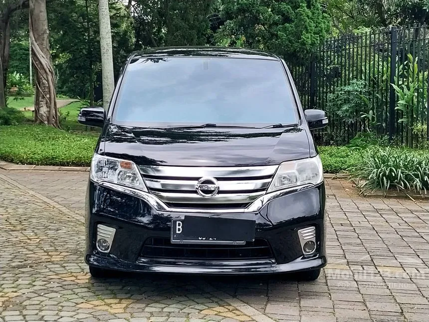 Jual Mobil Nissan Serena 2014 Highway Star 2.0 di Banten Automatic MPV Hitam Rp 148.000.000