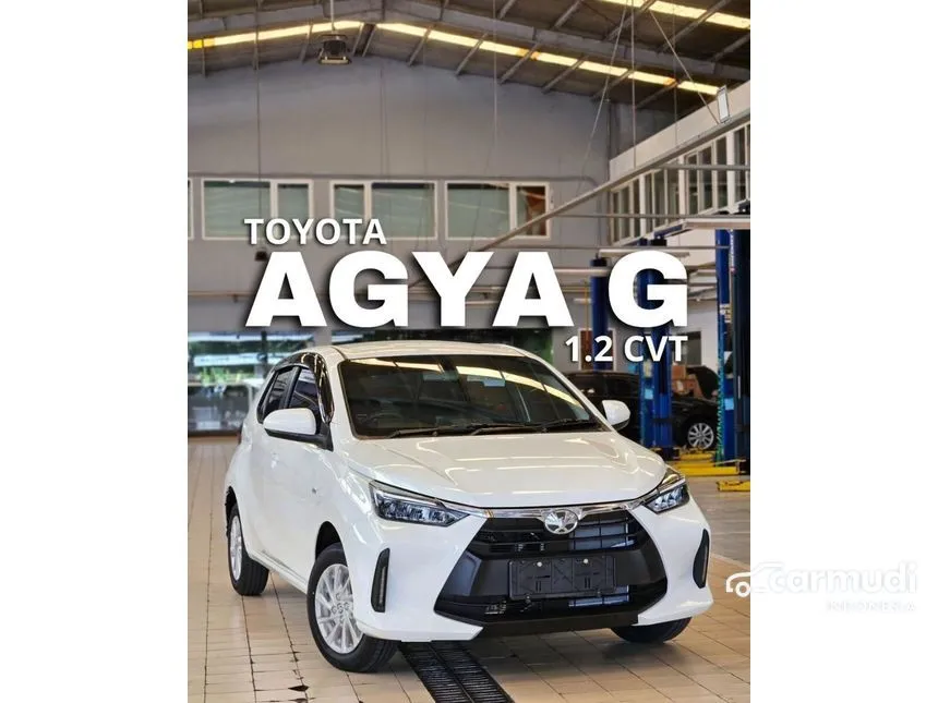 Jual Mobil Toyota Agya 2024 G 1.2 di Jawa Barat Automatic Hatchback Putih Rp 10.000.000