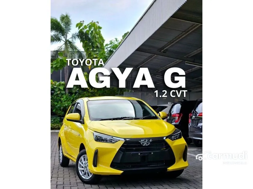 Jual Mobil Toyota Agya 2024 G 1.2 di DKI Jakarta Automatic Hatchback Kuning Rp 180.400.000