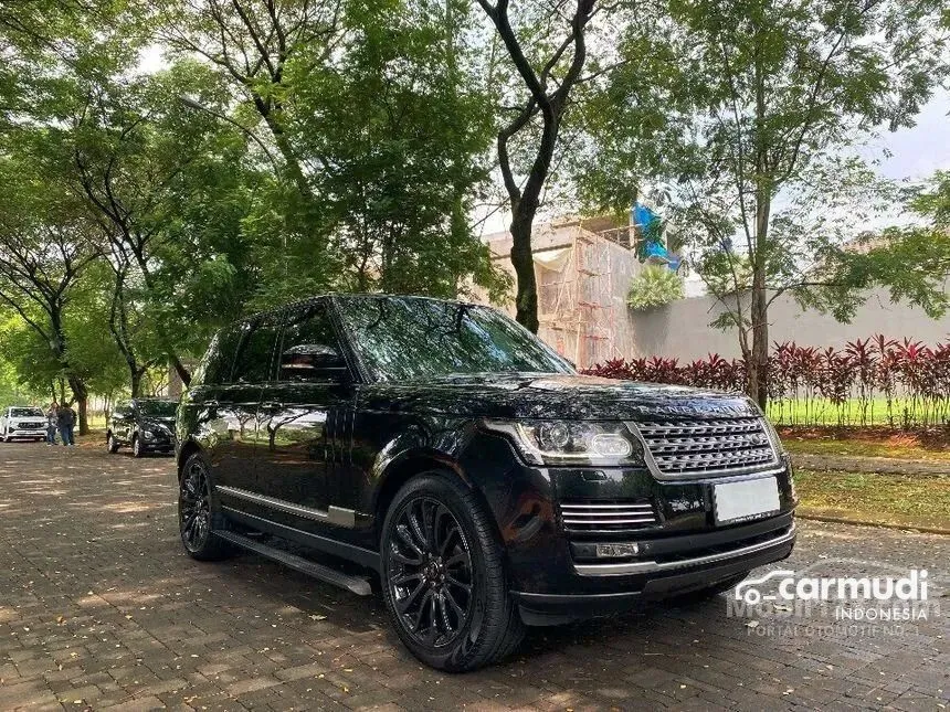 Jual Mobil Land Rover Range Rover 2014 Vogue 3.0 di Banten Automatic SUV Hitam Rp 1.550.000.000