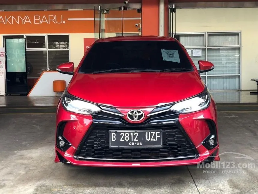 Jual Mobil Toyota Yaris 2021 S GR Sport 1.5 di Banten Automatic Hatchback Merah Rp 227.000.000