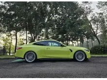 2023 BMW M4 3.0 Competition Coupe iDrive 8. M Series 4 Sao Paulo Yellow On Yas Marina Blue / Black. HARGA BEST DEAL NEGOTIABLE YA. NEW Profile iDrive8