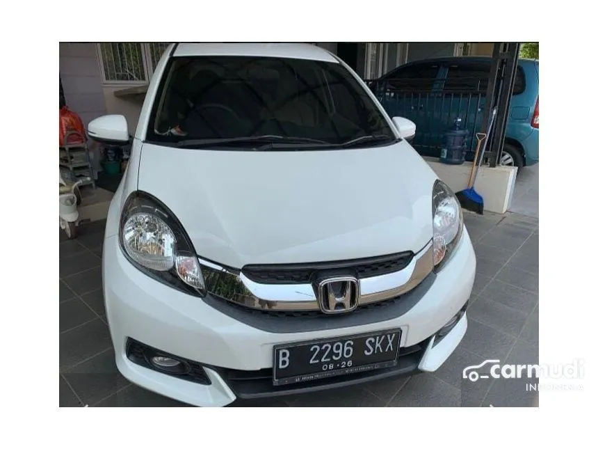Jual Mobil Honda Mobilio 2016 E 1.5 di Jawa Barat Manual MPV Putih Rp 125.000.000