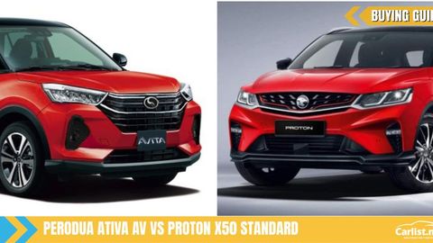 2021 Perodua Ativa AV vs 2020 Proton X50 Standard