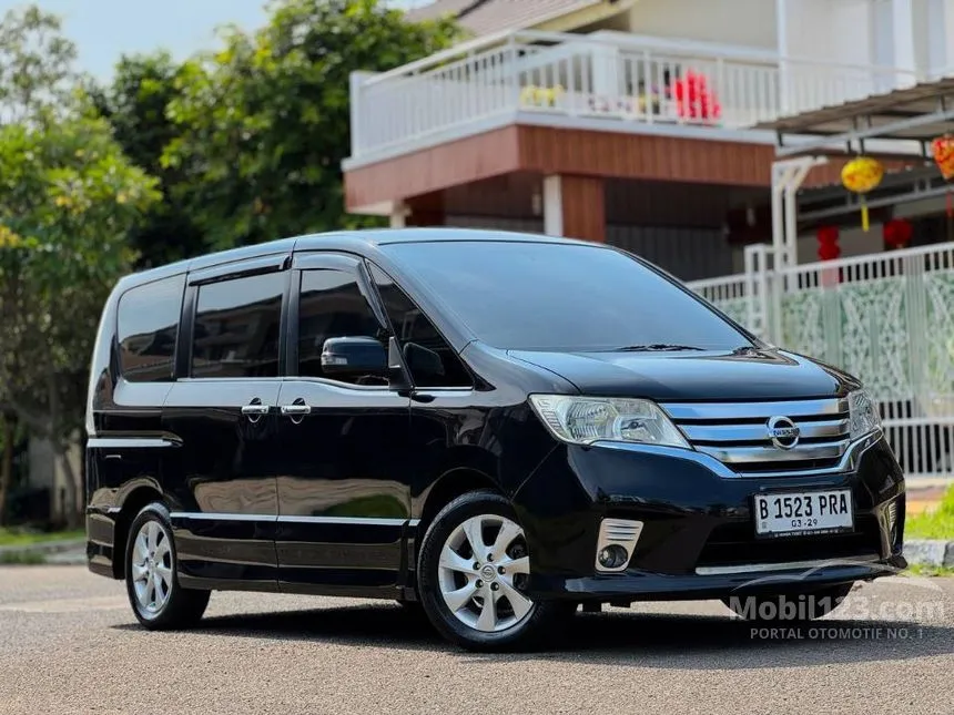 Jual Mobil Nissan Serena 2013 Highway Star 2.0 di DKI Jakarta Automatic MPV Hitam Rp 135.000.000