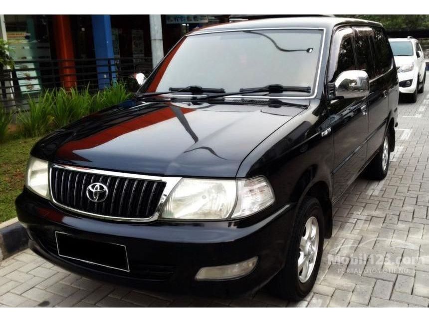 Jual Mobil Toyota Kijang 2003 LGX 1.8 di Banten Manual MPV Hitam Rp 105