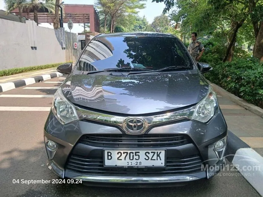 Jual Mobil Toyota Calya 2017 G 1.2 di Jawa Barat Automatic MPV Abu