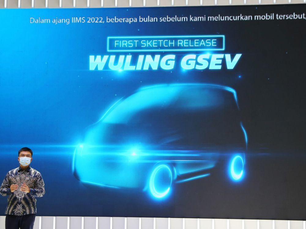 Sketsa Pertama Calon Mobil Listrik Wuling di Indonesia Dirilis!