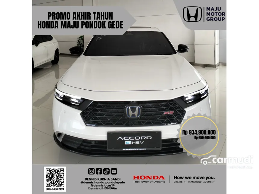 Jual Mobil Honda Accord 2023 RS e:HEV 2.0 di Jawa Barat Automatic Sedan Putih Rp 934.900.000