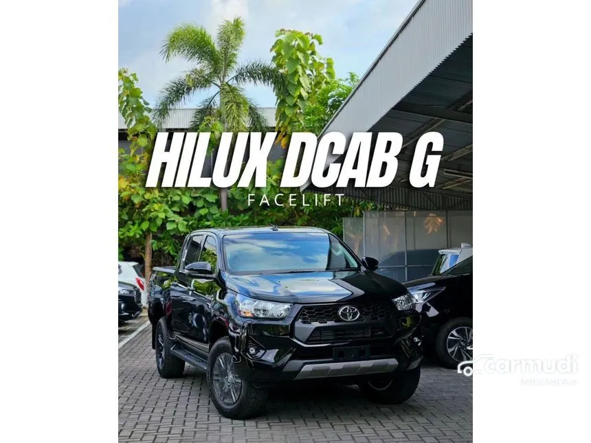 Jual Mobil Toyota Hilux 2025 G 2.4 di DKI Jakarta Manual Pickup Hitam Rp 424.600.000