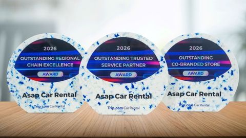 asap Car Rental กวาด 3 รางวัล Trip.com Envision 2026
