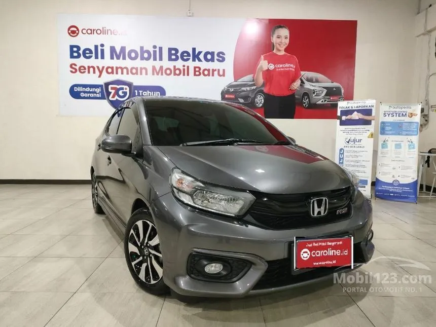 Jual Mobil Honda Brio 2017 RS 1.2 di Jawa Barat Automatic Hatchback Abu