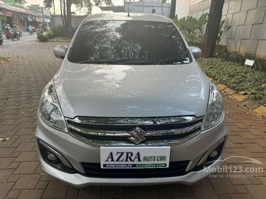 Jual Mobil Suzuki Ertiga 2017 GL 1.4 di Banten Automatic MPV Silver Rp 155.000.000
