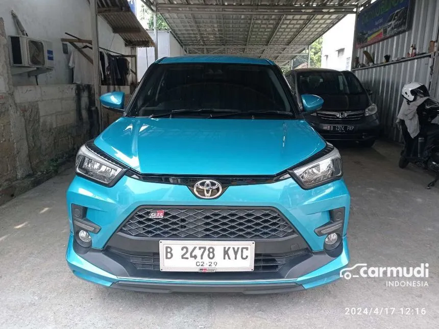 Jual Mobil Toyota Raize 2021 GR Sport TSS 1.0 di Jawa Barat Automatic Wagon Biru Rp 217.000.000