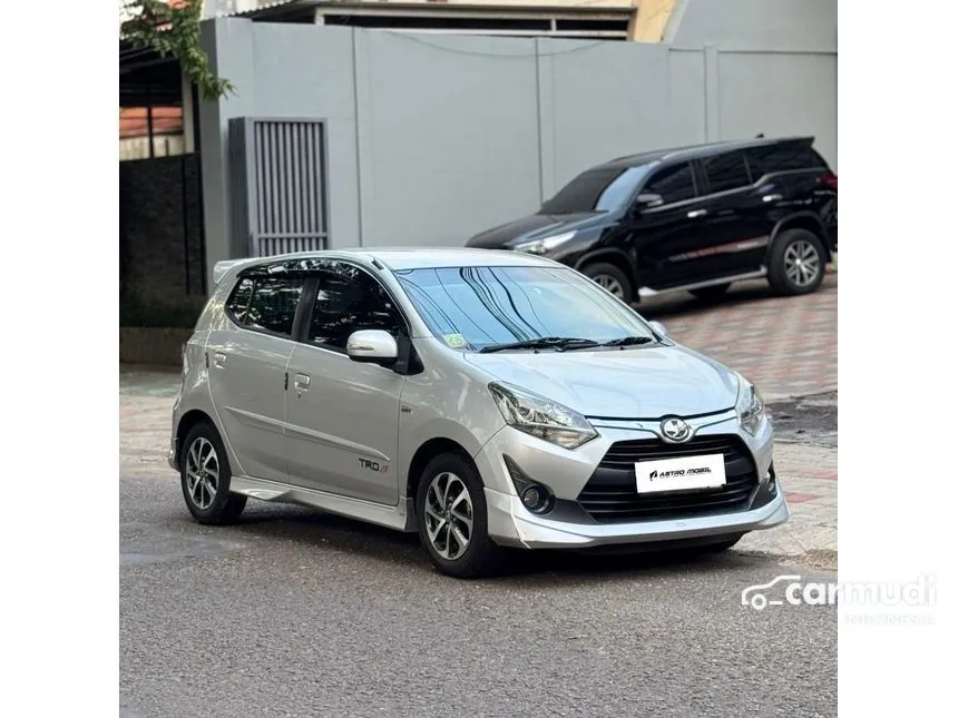 Jual Mobil Toyota Agya 2019 TRD 1.2 di Jawa Timur Automatic Hatchback Silver Rp 132.499.000