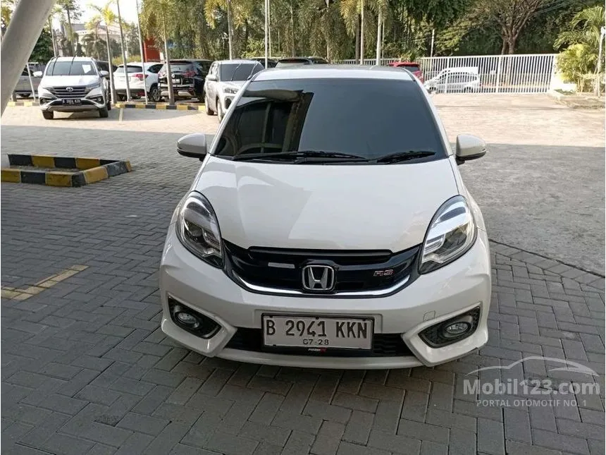 Jual Mobil Honda Brio 2018 RS 1.2 di Jawa Barat Automatic Hatchback Putih Rp 141.000.000