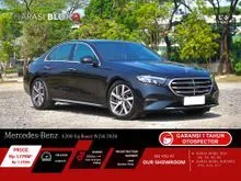 2024 Mercedes-Benz E200 2.0 Avantgarde Sedan W214 M254 EQ-Boost Odo 4 Rb (HOT ITEMS) #Garasi Bloko