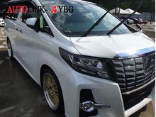 TOYOTA ALPHARD 2.5 S-C PACKAGE, 2016 P.WH, HIGH GRADING VEHICLE, CALL or WHATSAPP 0177638030 FOR BEST PRICE NOW. HOT DEAL. COMES WITH WARRANTY
