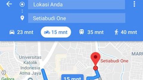 Rute Khusus Sepeda Motor Bisa Dilihat di Google Maps