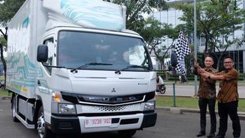 Akan Meluncur di Indonesia, Truk Listrik eCanter Diujicoba di Jakarta