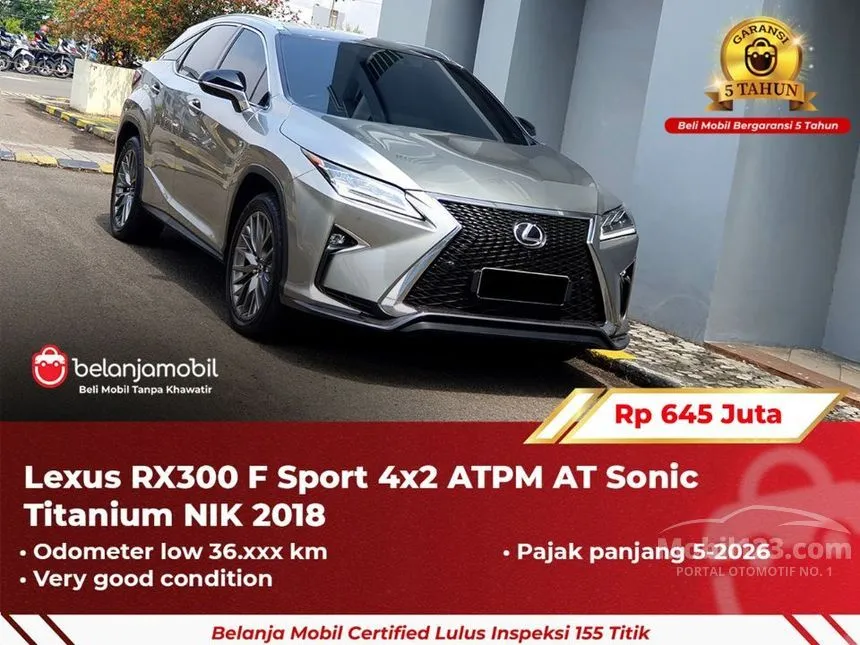 2018 Lexus RX 300 F Sport SUV
