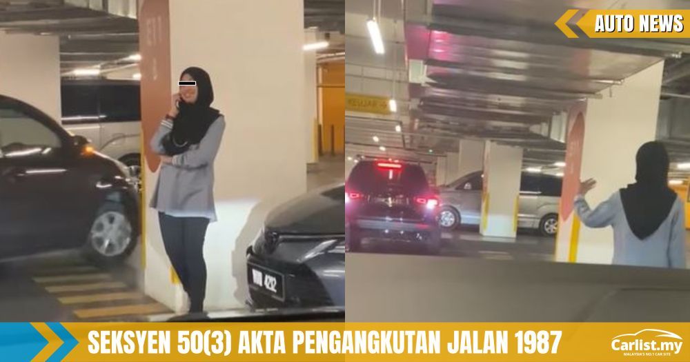 Wanita Tersengih Sambil Cop Parking – Pelaku Boleh Didenda, Dipenjara