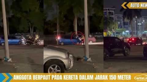 Perodua Alza Buat Hal – Mula Mula Lari Daripada Polis, Akhirnya Bawa Lari Polis