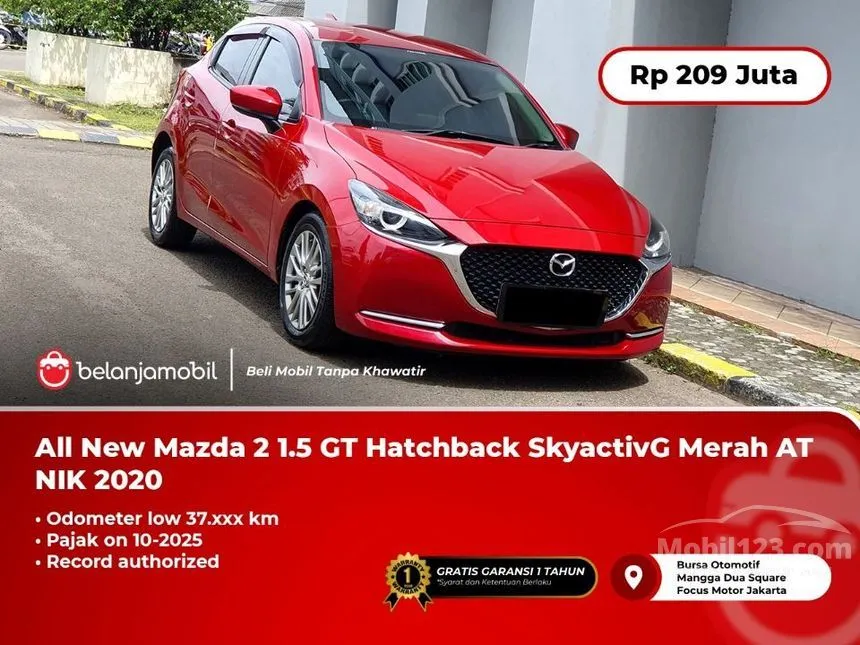 Jual Mobil Mazda 2 2020 GT 1.5 di DKI Jakarta Automatic Hatchback Merah Rp 209.000.000